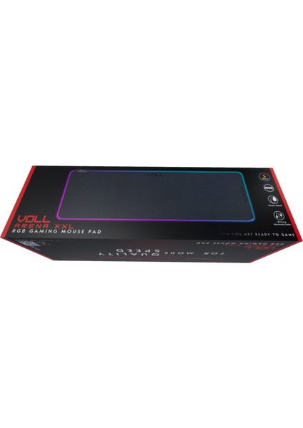 VOLL ARENA Rgb Siyah 800 x 300 mm Gaming Oyuncu Gamer Mouse Pad