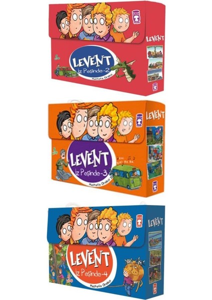 Timaş Levent Iz Peşinde Serisi 2-3-4 Set (15 Kitap)