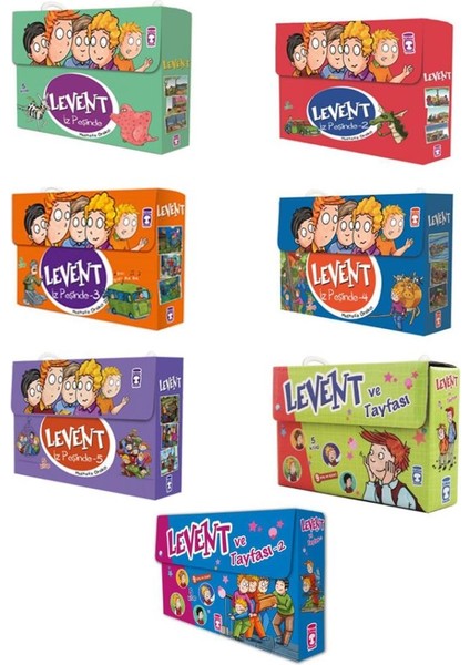 Timaş Levent Iz Peşinde & Levent ve Tayfası Tam Set (35 Kitap)