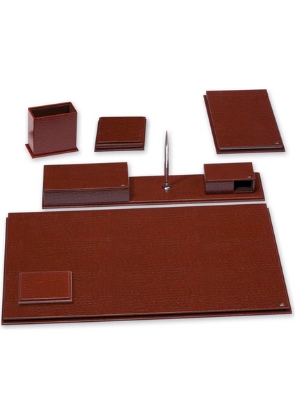 5950-131 Suni Deri Sümen Takımı Sorty Krakodil Fındık