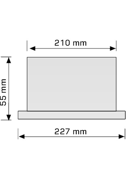 Sıva Altı Armatür 8'' 25W 3000K(GÜNIŞIĞI) Samsung Led-Tridonic Driver