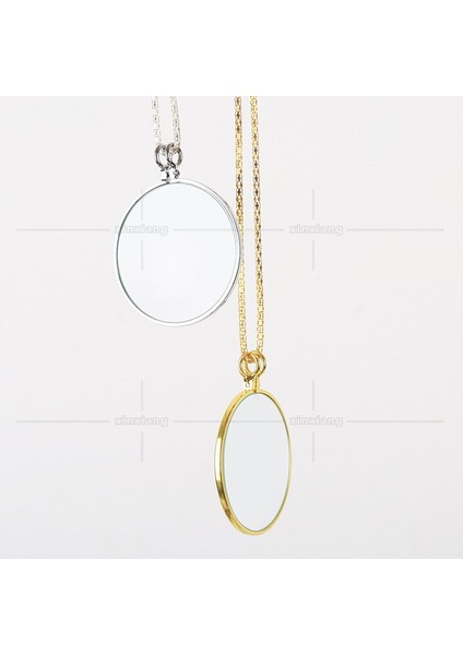 Asılı Zincir Büyüteç 5x Kolye Tipi Büyüteç 450MM Metal Kordon Büyüteç Len Taşınabilir Büyüteç Büyüteç Monocle (Yurt Dışından) fiyatları