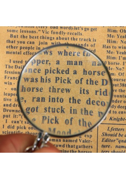 Asılı Zincir Büyüteç 5x Kolye Tipi Büyüteç 450MM Metal Kordon Büyüteç Len Taşınabilir Büyüteç Büyüteç Monocle (Yurt Dışından) indirimleri