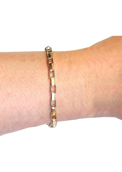 Altın Kaplama Küp Zincir Bileklik fiyatları