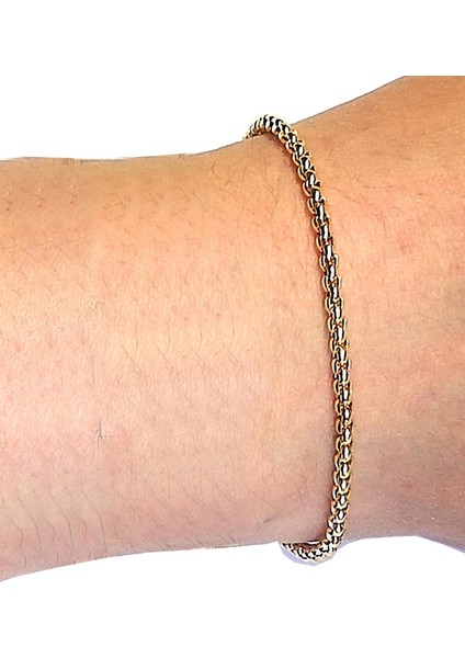 Altın Kaplama Arnavut Asansör Zincir Bileklik fiyatları