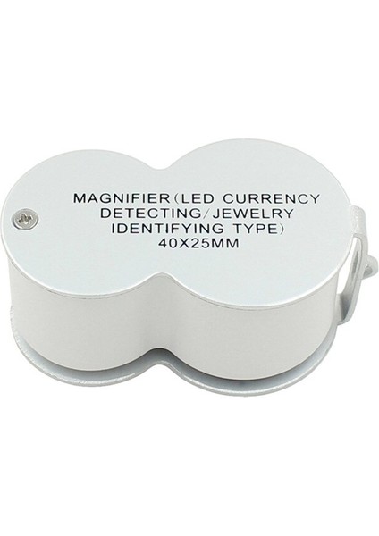 Taşınabilir 40X Işıklı Büyüteç Katlanır LED Büyüteç Lambası Alüminyum Büyüteç LED Işıklı Cep Takı Büyüteç Lupa (Yurt Dışından) modelleri