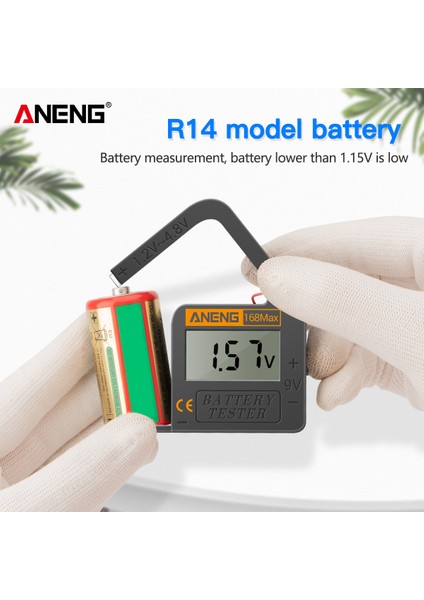 Aneng Pil Test Cihazı 168MAX Dijital Ekran Test Cihazı (Yurt Dışından)