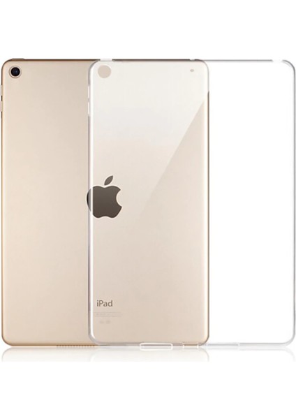 Apple iPad Air 2 / 5 ve 6. Nesil 9.7 Tablet Kılıf + Ekran Koruyucu + Kalem Süper Silikon Şeffaf