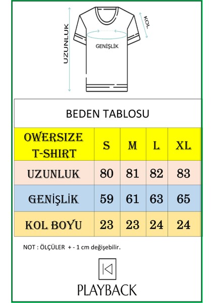 Owersize Bmw Logo Baskılı Tişört