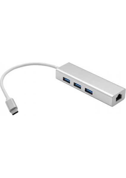 FA-7650TC USB Type-C - USB 3.0 + Ethernet Adaptör