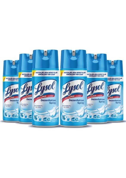 Dezenfektan Sprey Temizliğin Esintisi 6'lı, Yüzeyler için, 6x400 ml