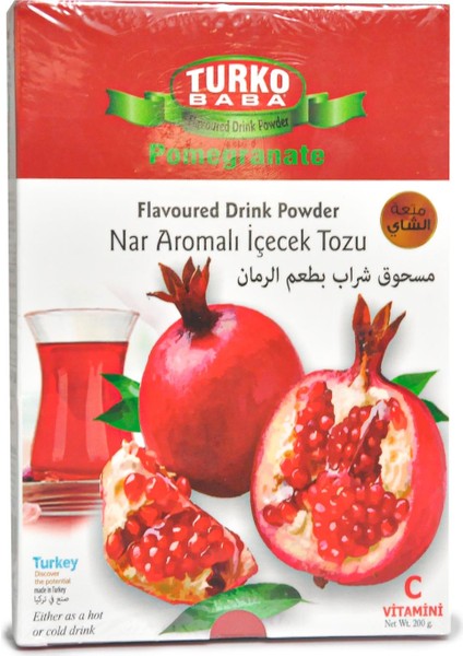 Turko Baba Nar Aromalı Içecek Tozu 200 gr