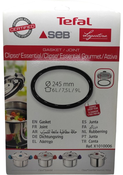 Clipso Essential Düdüklü Tencere Lastiği