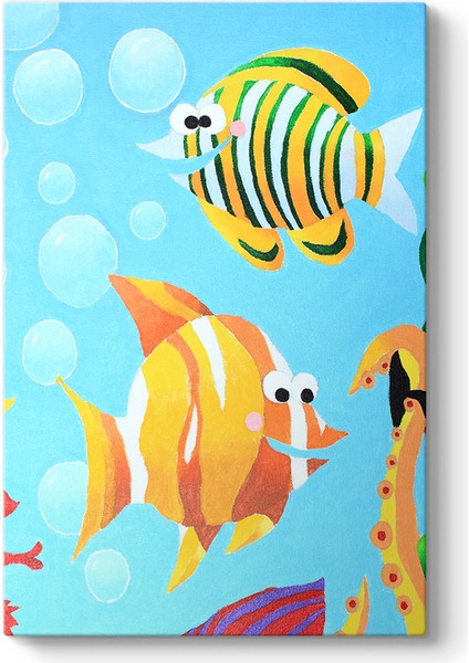 Renkli Balıklar Tablo