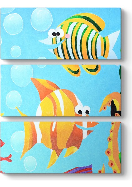 Renkli Balıklar Tablo