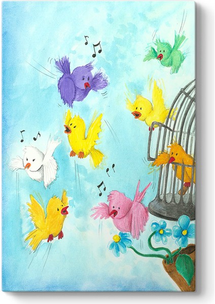 Şarkı Söyleyen Kuşlar Tablosu