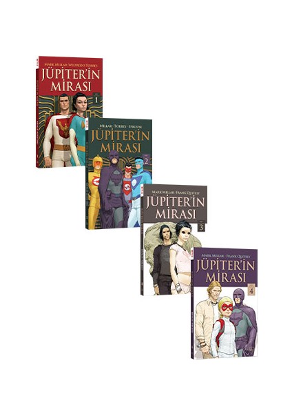 Jüpiter'in Mirası 1-2-3-4.Cilt Kitap - Mark Millar