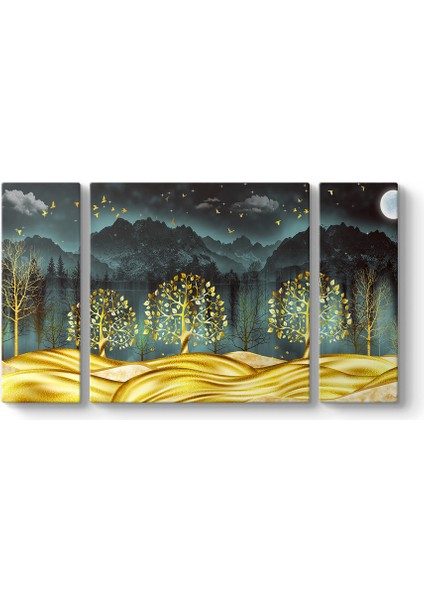 Ormanda Altın Ağaçlar Tablosu