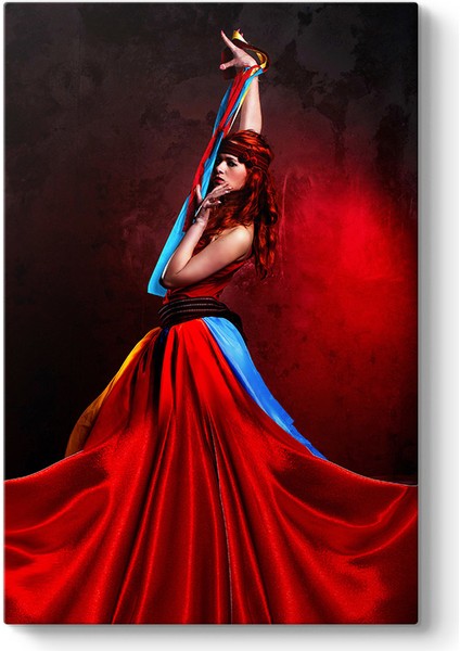 Kırmızı Elbise Tablosu