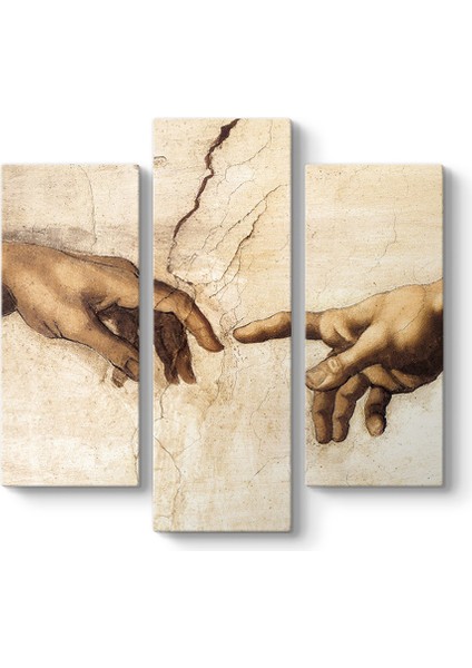 Michelangelo - Adem'in Yaratılışı Tablosu