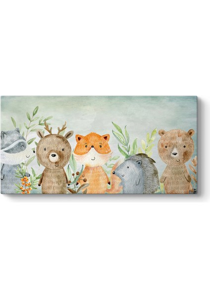 Orman Dostları Kanvas Tablo
