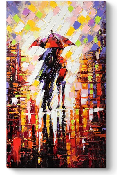 Colorful Umbrellas Tablo