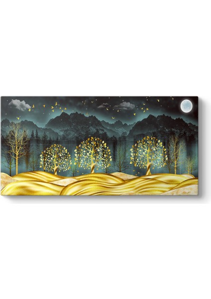 Ormanda Altın Ağaçlar Tablosu