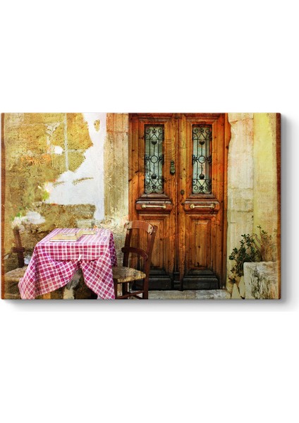 Kapı Sandalye Masa Tablosu
