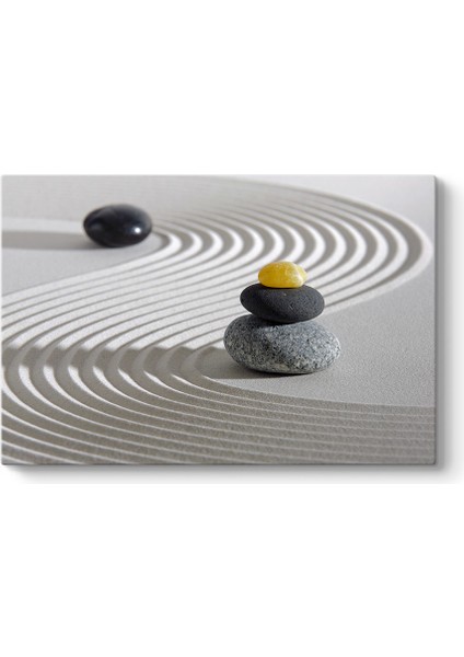 Kum Üstünde Çakıl Taşları Tablosu