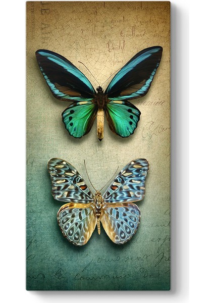 Neon Kelebekler Tablo