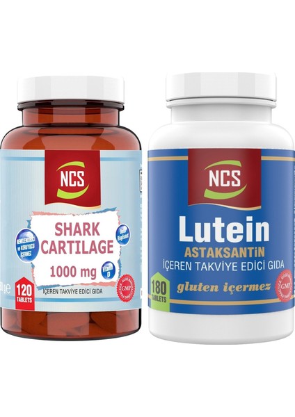 Lutein Astaksantin Çinko 180 Tablet & Vitamin D3 120 Tablet