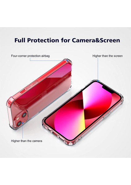 Apple iPhone 13 Pro Kılıf Darbe Emici Anti Shock Şeffaf indirimleri