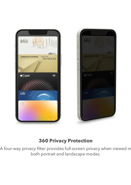 Apple iPhone 13 Pro Ekran Koruyucu Temperli Kırılmaz Privacy Hayalet Gizliklik Filtreli Siyah fiyatları