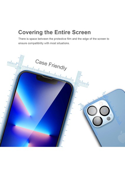 Apple iPhone 13 Pro Tam Kaplayan Fiber Nano Ekran Koruyucu Cam