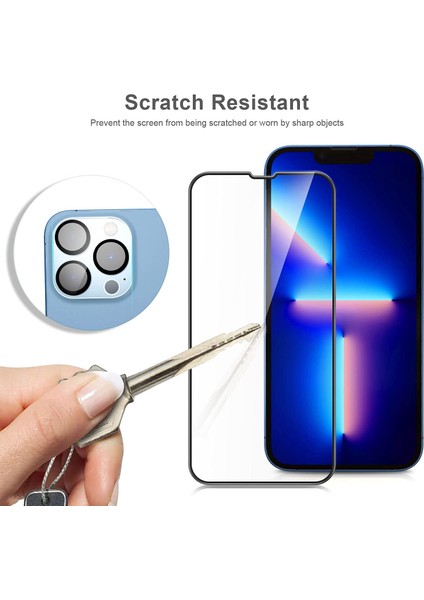 Apple iPhone 13 Mini Tam Kaplayan Fiber Nano Ekran Koruyucu Cam