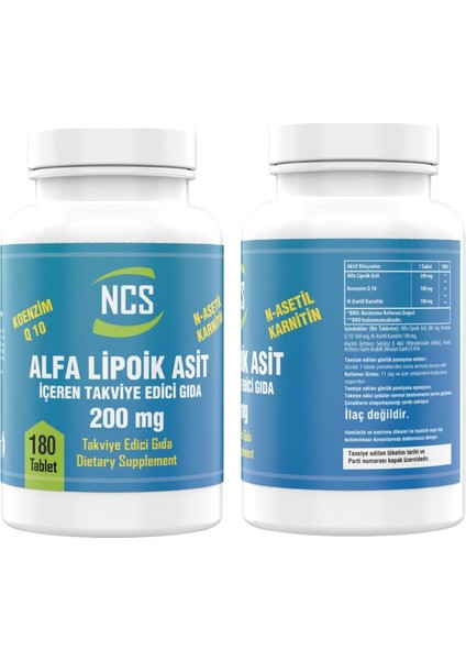 L-Carnitine Koenzim Q10 180 Tablet & Vitamin D3 K2 Damla