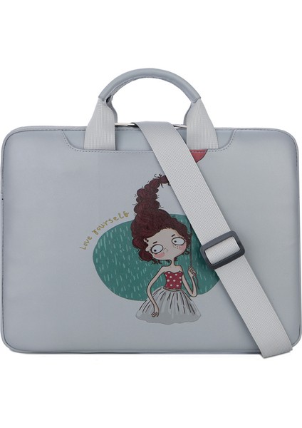 13.3-Inch Dizüstü Çantası Omuz El Çantası + Mouse Pad (Yurt Dışından)