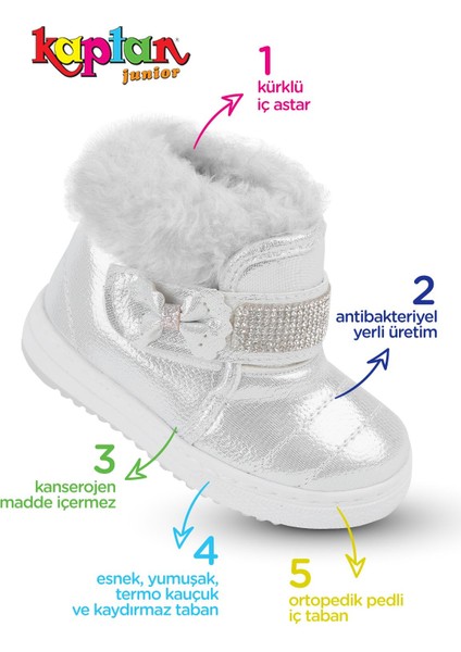 Kız Bebek Çocuk Botu Içi Kürklü Kaymaz Taban fiyatları