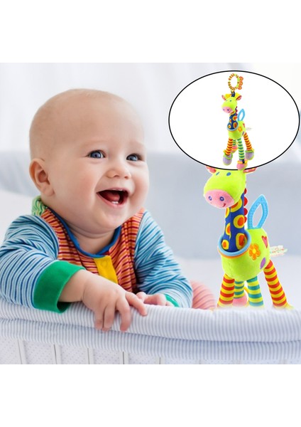 Yeni Varış Yumuşak Zürafa Hayvan Handbells Çıngıraklar Peluş Bebek Bebek Oyuncakları Sıcak Satış Diş Kaşıyıcı Bebek Oyuncak ile (Yurt Dışından) fırsatları