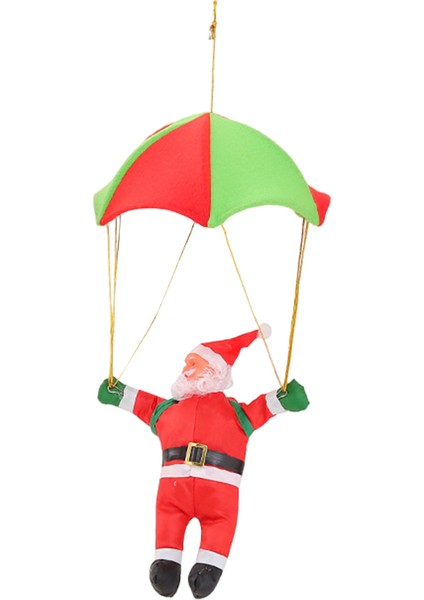 Paraşüt Noel Baba Noel Asılı Santa Dekor Süs 30 cm (Yurt Dışından)