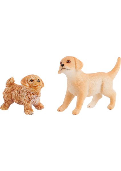 Nefis Hayvanlar Model Oyuncaklar Minyatür Sahneleri Dekor Malzemeleri Playset Köpek (Yurt Dışından)