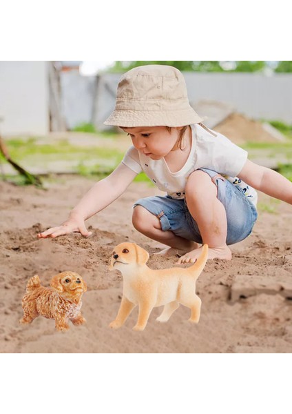 Nefis Hayvanlar Model Oyuncaklar Minyatür Sahneleri Dekor Malzemeleri Playset Köpek (Yurt Dışından)