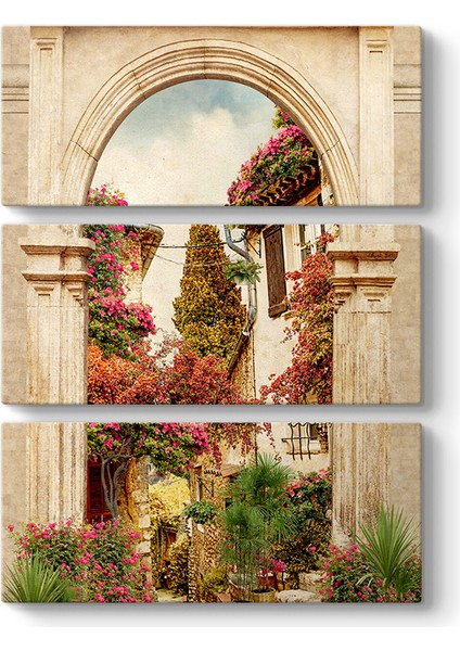 Kemerli Sütun ve Manzara Tablosu