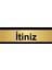 Itiniz 5 x 20 cm Metal Yönlendirme Levhası 1