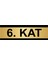 6. Kat 5 x 20 cm Metal Yönlendirme Levhası 1