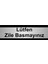 Lütfen Zile Basmayınız 5 x 20 cm Metal Yönlendirme Levhası 1