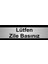 Lütfen Zile Basınız 7 x 20 cm Metal Yönlendirme Levhası 1