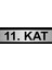 11. Kat 7 x 20 cm Metal Yönlendirme Levhası 1