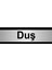 Duş 10 x 20 cm Metal Yönlendirme Levhası 1