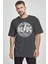 Dairede Acdc Oversize Antrasit Kısa Kollu Erkek T-Shirt 1